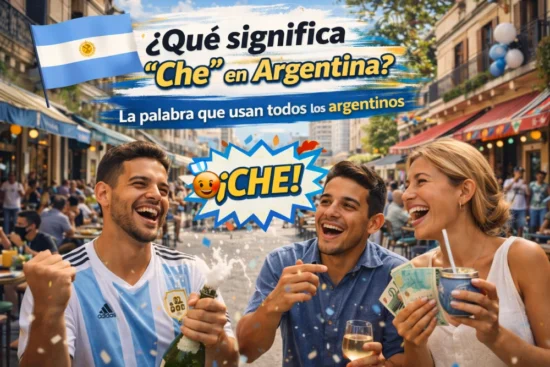 La palabra che en Argentina photo AI